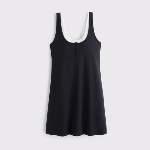 Женские платья Abercrombie & Fitch YPB studioFLEX Double-Layered Henley Dress