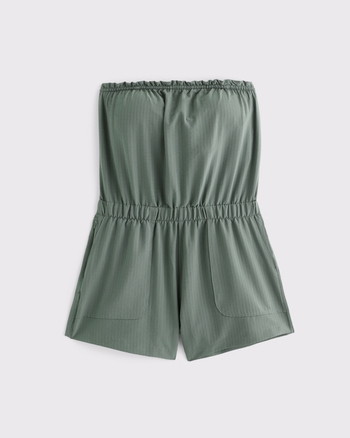 YPB On The Go Seersucker Romper from Abercrombie & Fitch - $75