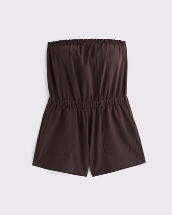 YPB On The Go Seersucker Romper from Abercrombie & Fitch - $75
