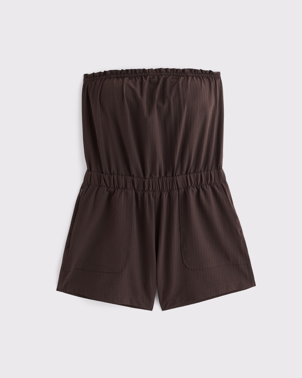 Abercrombie & Fitch YPB On The Go Seersucker Romper