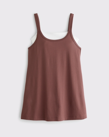 ABERCROMBIE & FITCH Women's YPB On The Go Double-Layered Mini Dress | Women's New Arrivals | Abercrombie.com