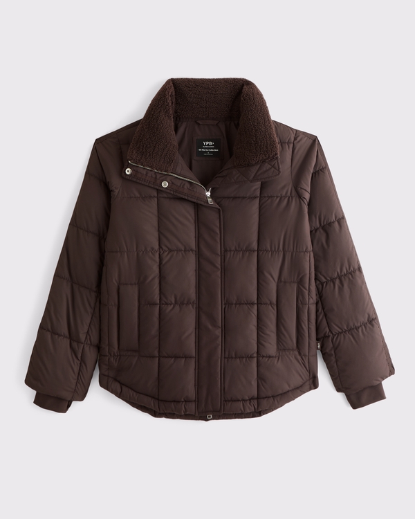 YPB On The Go 6AM Puffer Jacket, Espresso view 1