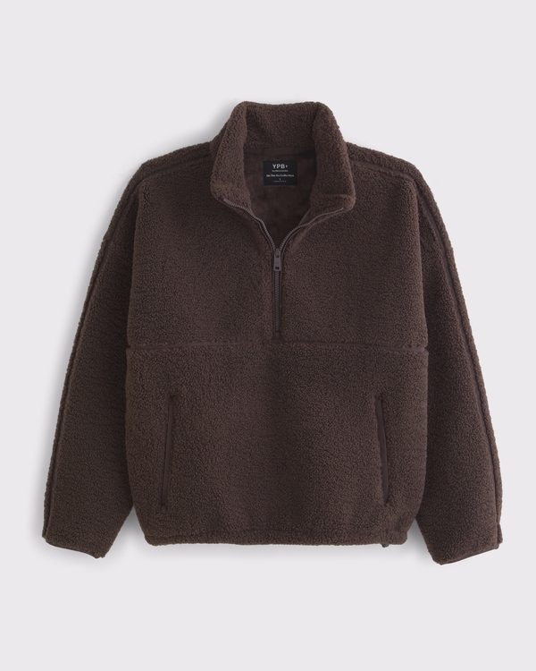 Women's YPB On The Go Sherpa Half-Zip Sweatshirt | Women's Coats