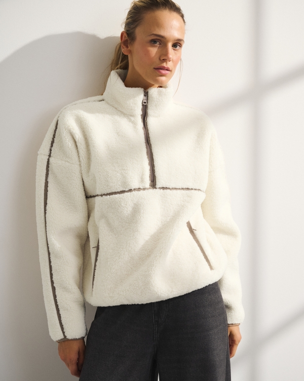 YPB On The Go Sherpa Half-Zip Sweatshirt