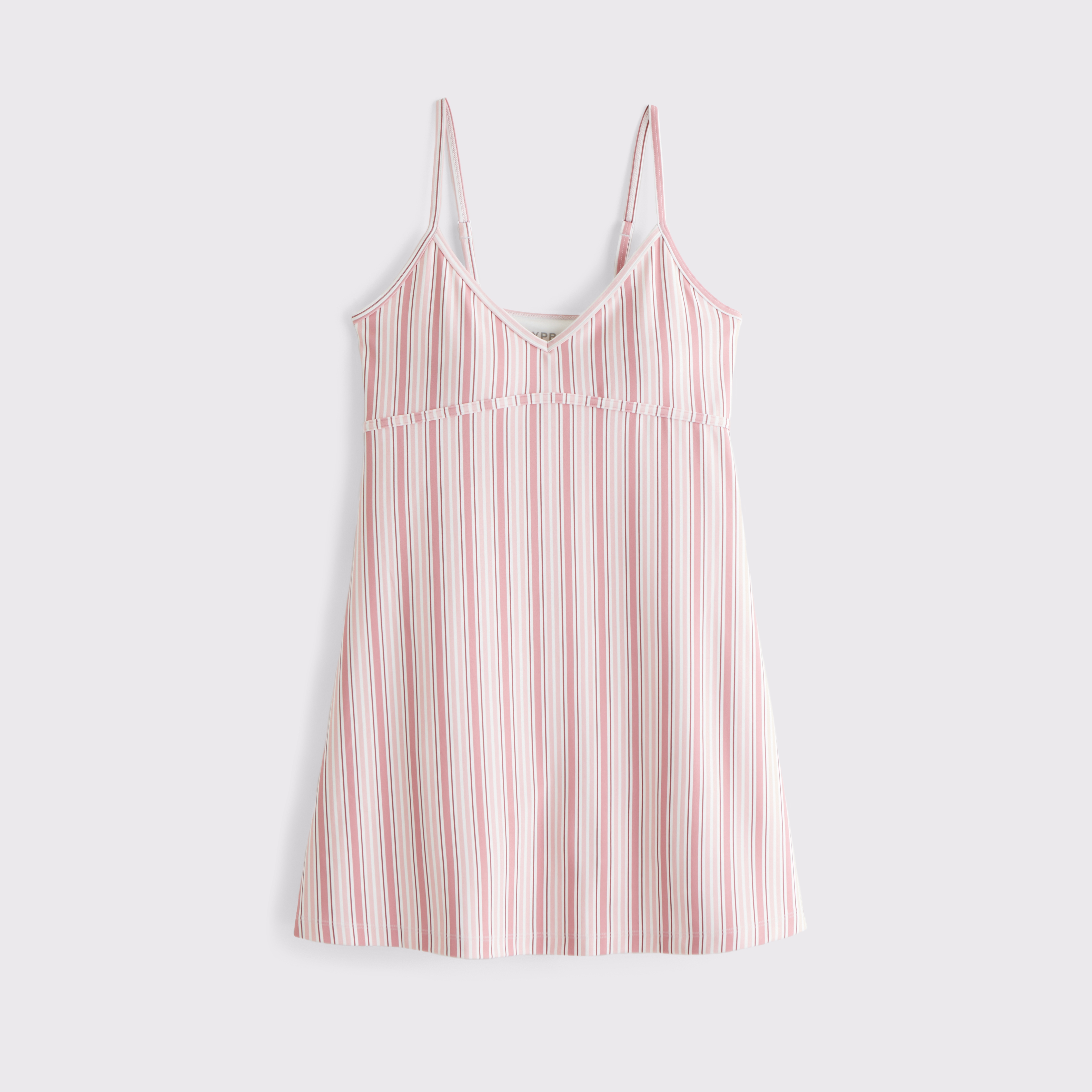 Женское платье Abercrombie & Fitch YPB Cami Mini, цвет: Розовый полосатый — фото 1