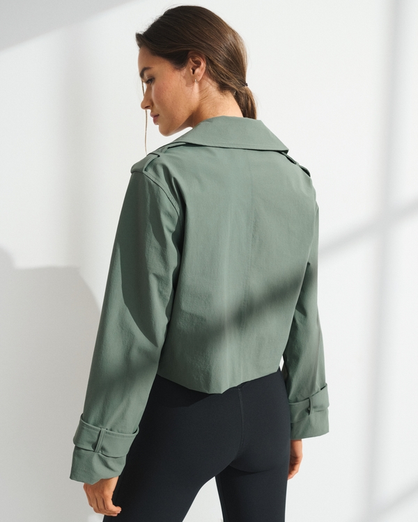 YPB On The Go Crinkle Trench Coat