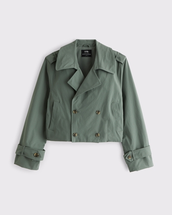 YPB On The Go Crinkle Trench Coat
