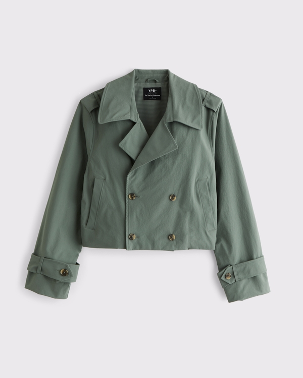 YPB On The Go Crinkle Trench Coat