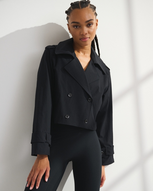 YPB On The Go Crinkle Trench Coat