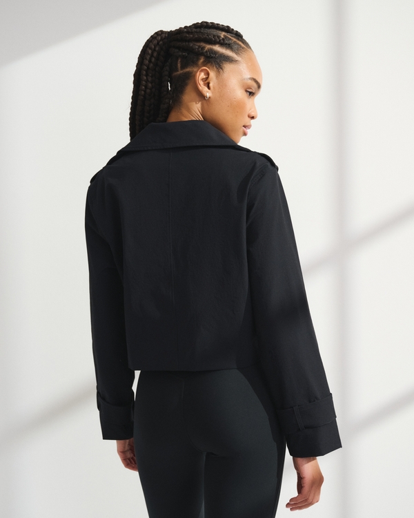 YPB On The Go Crinkle Trench Coat