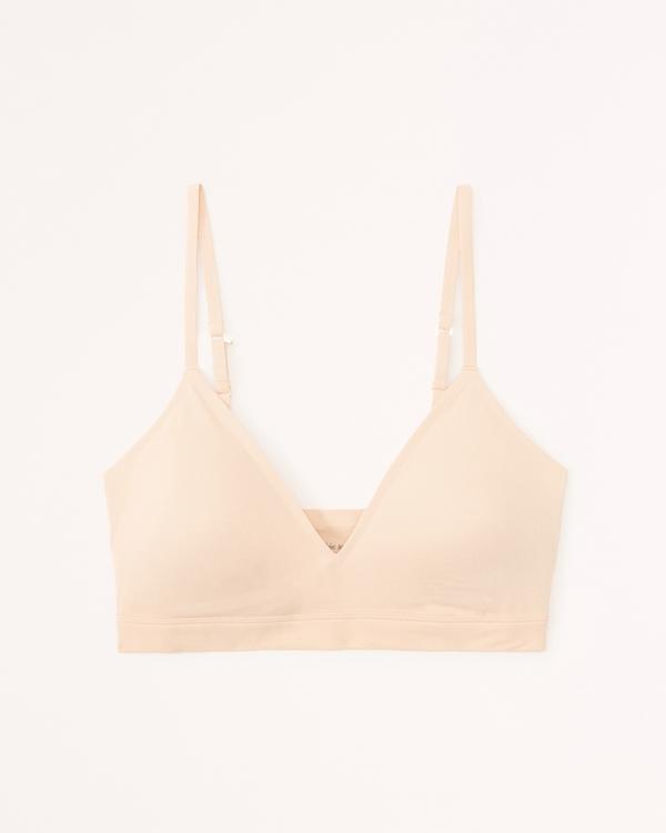 Next to Naked V-Neck Bralette, Almond view 1