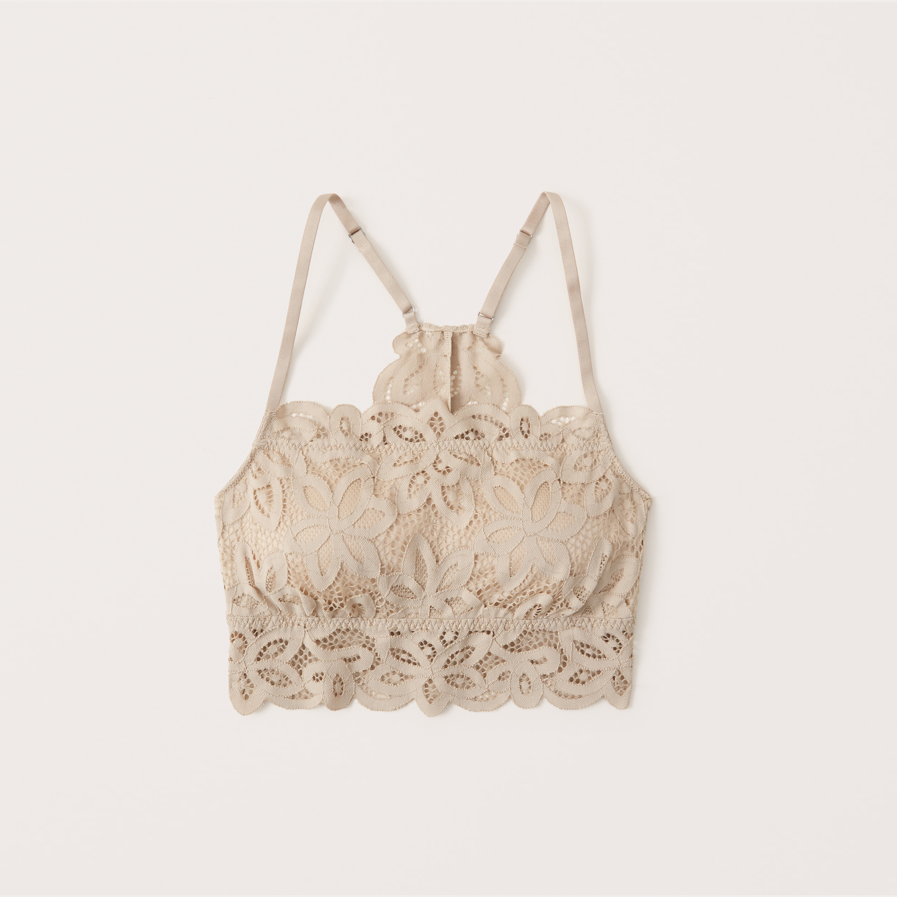 square neck lace bralette