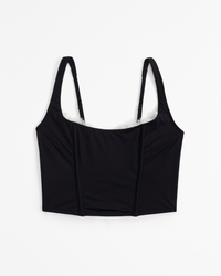 Lace and Satin Bustier