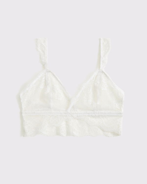 Bustier en dentelle, Blanc view 1