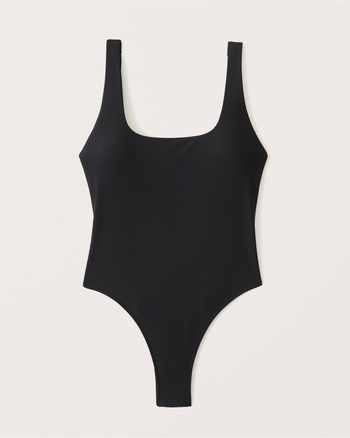 Women S 90s Squareneck One Piece Swimsuit Women S Swimwear Abercrombie Com
