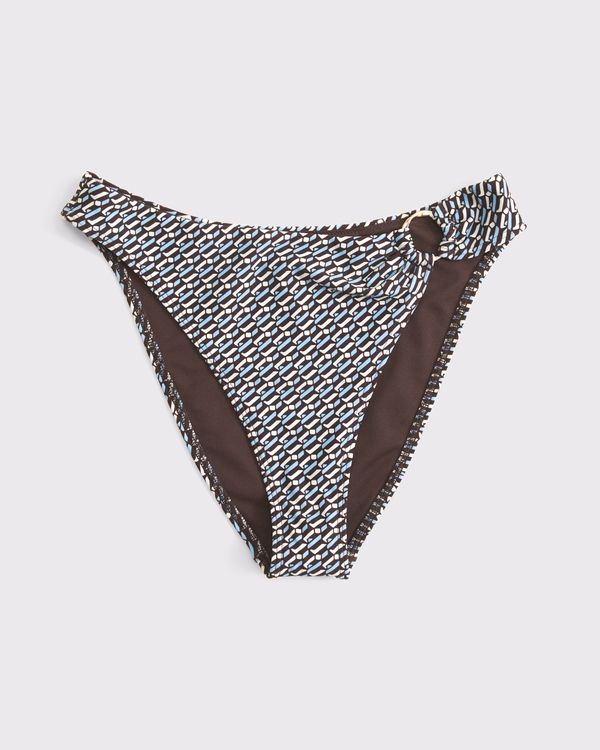 Abercrombie & Fitch O-Ring Mid Rise Moderate Bikini Bottom
