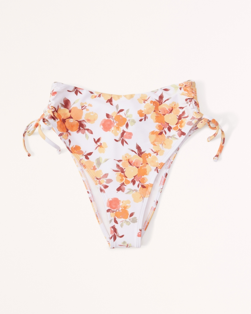 Cinch Tie High-Waist High-Leg Cheeky Bottom