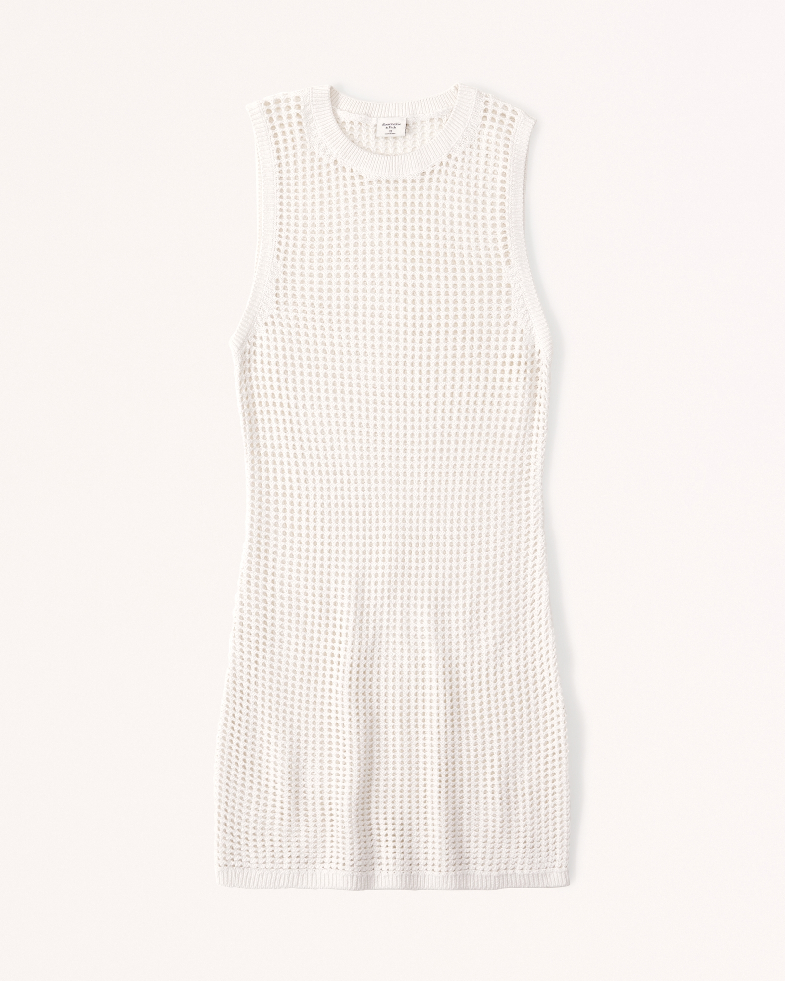 Crochet Mini Dress Coverup