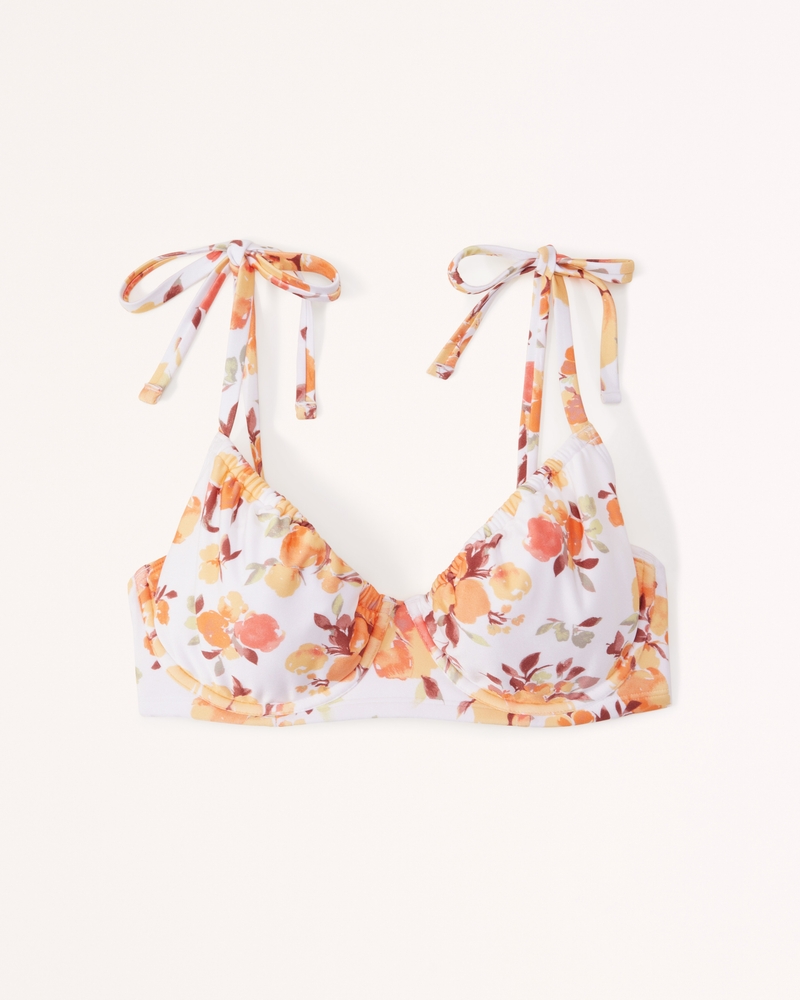 Women's Curve Love TieStrap Underwire Bikini Top Women's Swimwear