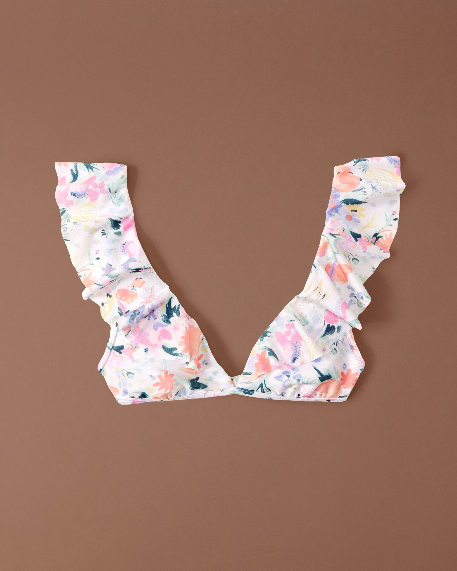 Pride Ruffle Bralette Swim Top