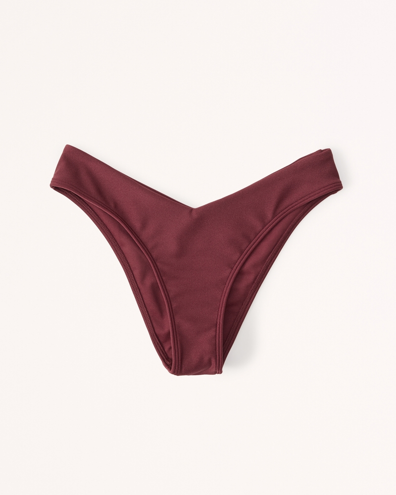 High Waist Brief in Burgundy – Textile Apparel