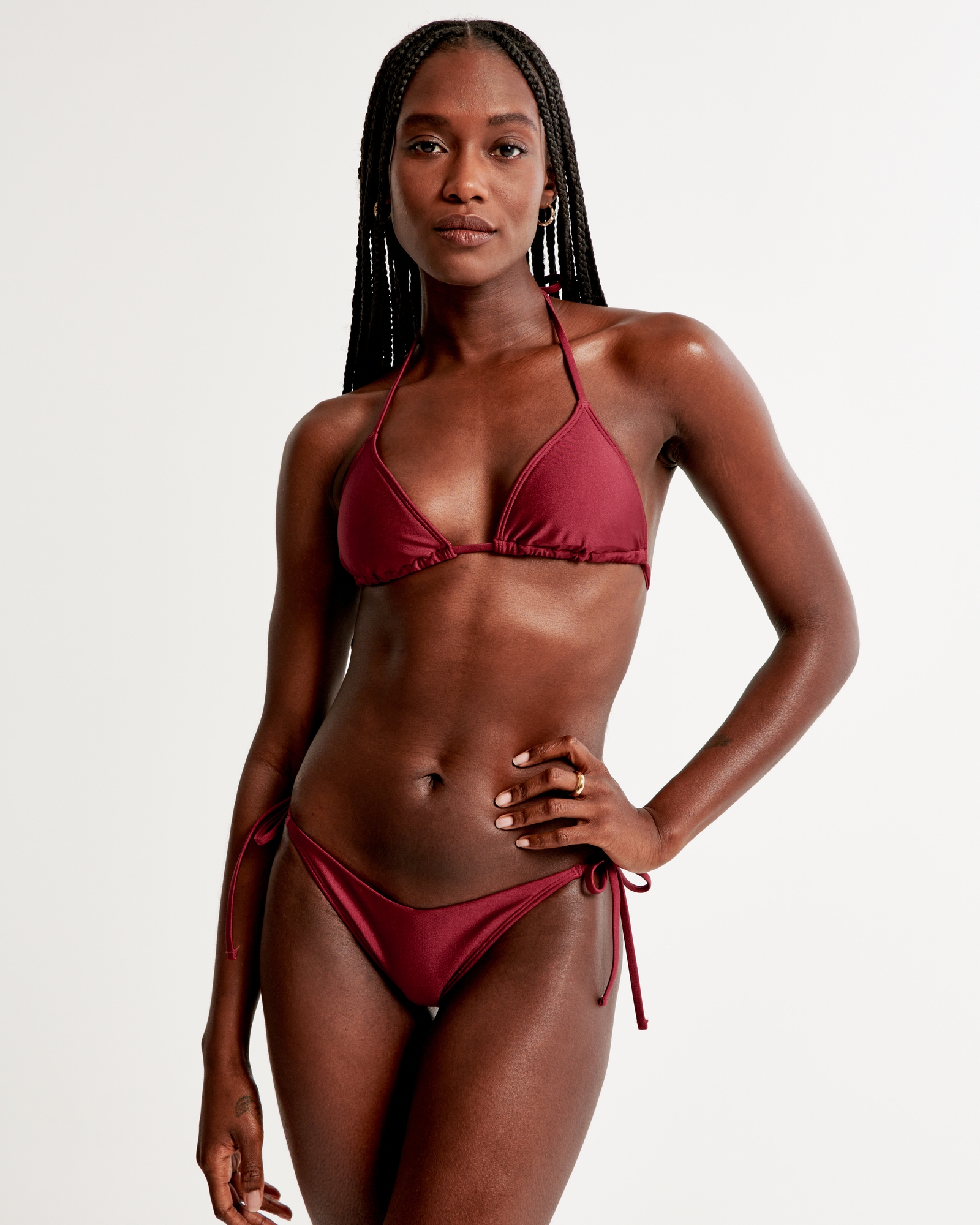 Tie-Side High-Leg Cheeky Bottom