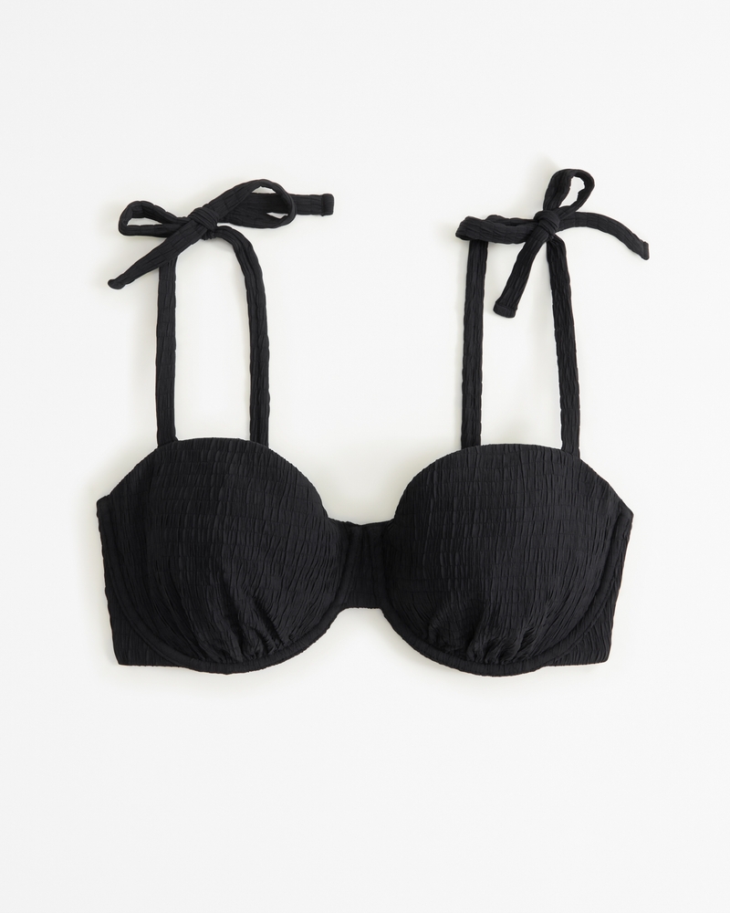 Women's Curve Love Tie-Strap Underwire Bikini Top