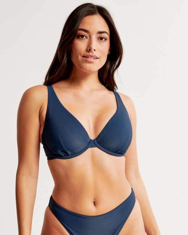 Curve Love High Apex Underwire Bikini Top