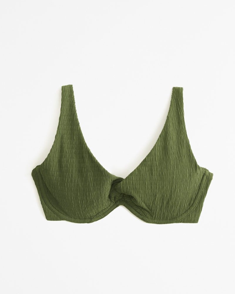 We Are We Wear Fuller Bust triangle bralette with velvet and