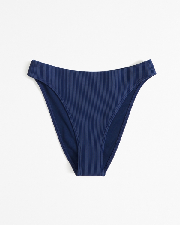 Midnight Grace Preppy Stripe BIKINI SHORT BRIEF NAVY BLUE