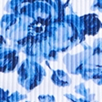 blue and white floral