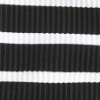 black and white stripe