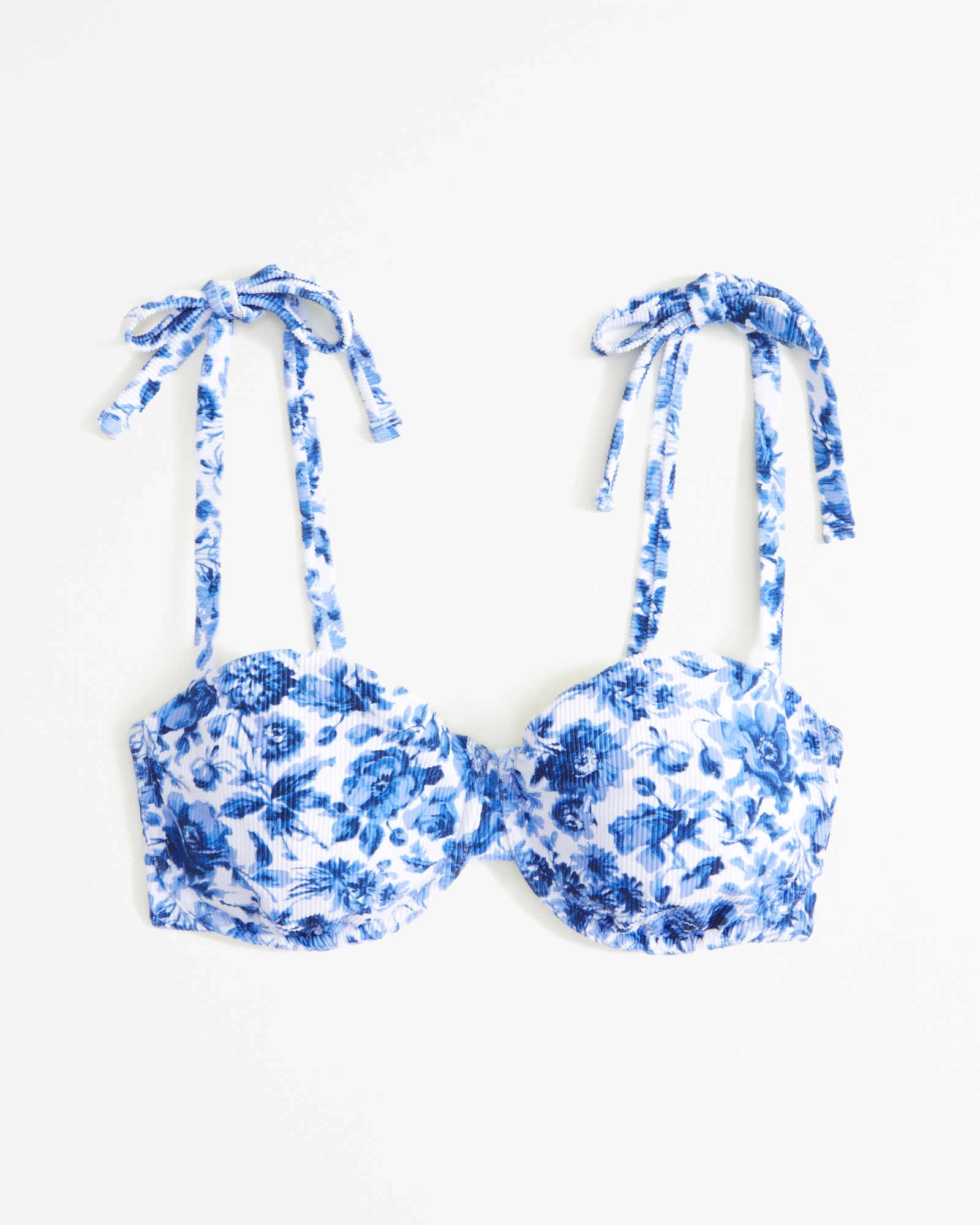 Curve Love Tie-Strap Underwire Bikini Top