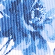 bleu à fleurs