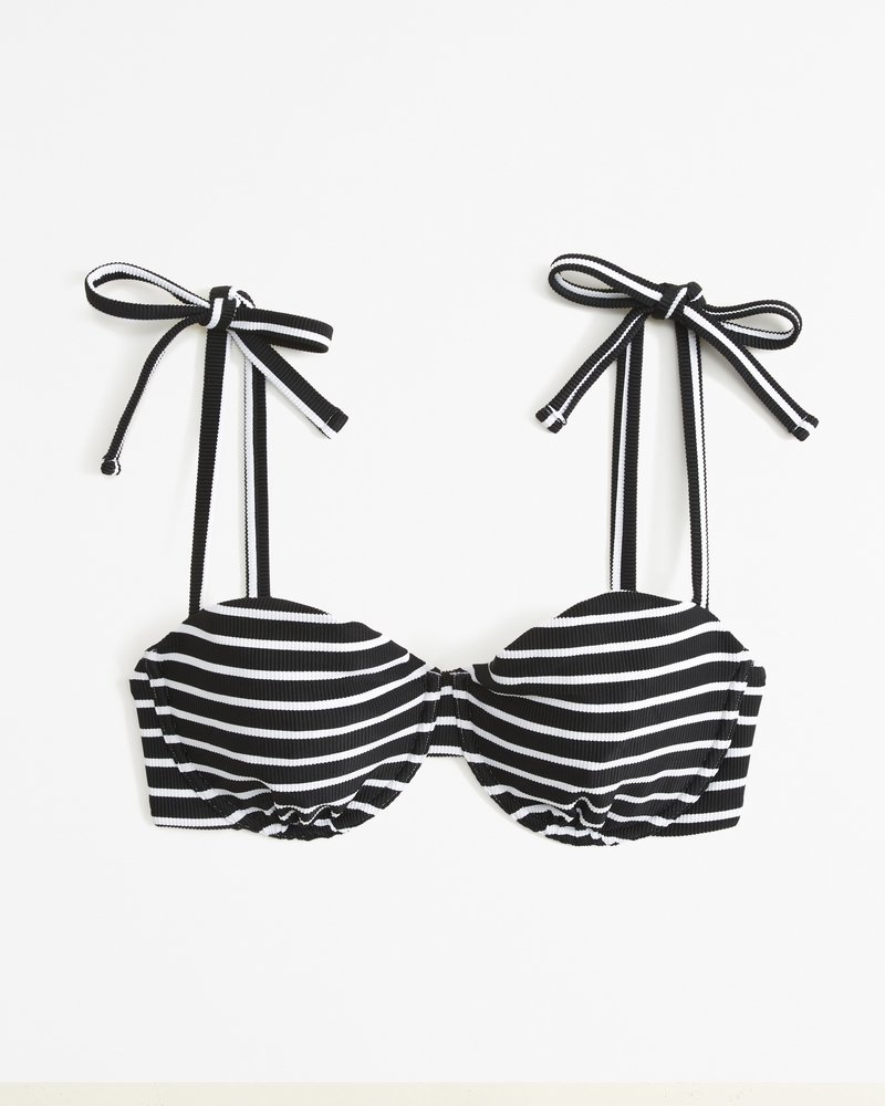 Curve Love Tie-Strap Underwire Bikini Top