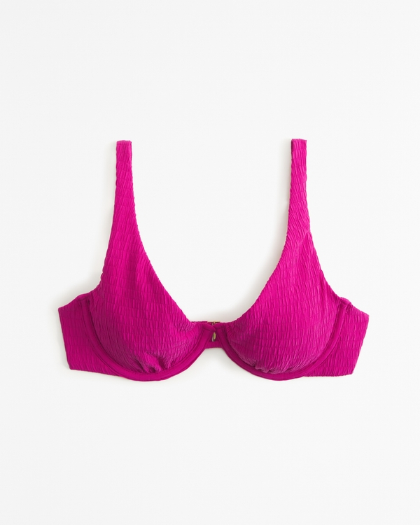 High Apex Underwire Bikini Top, Pink