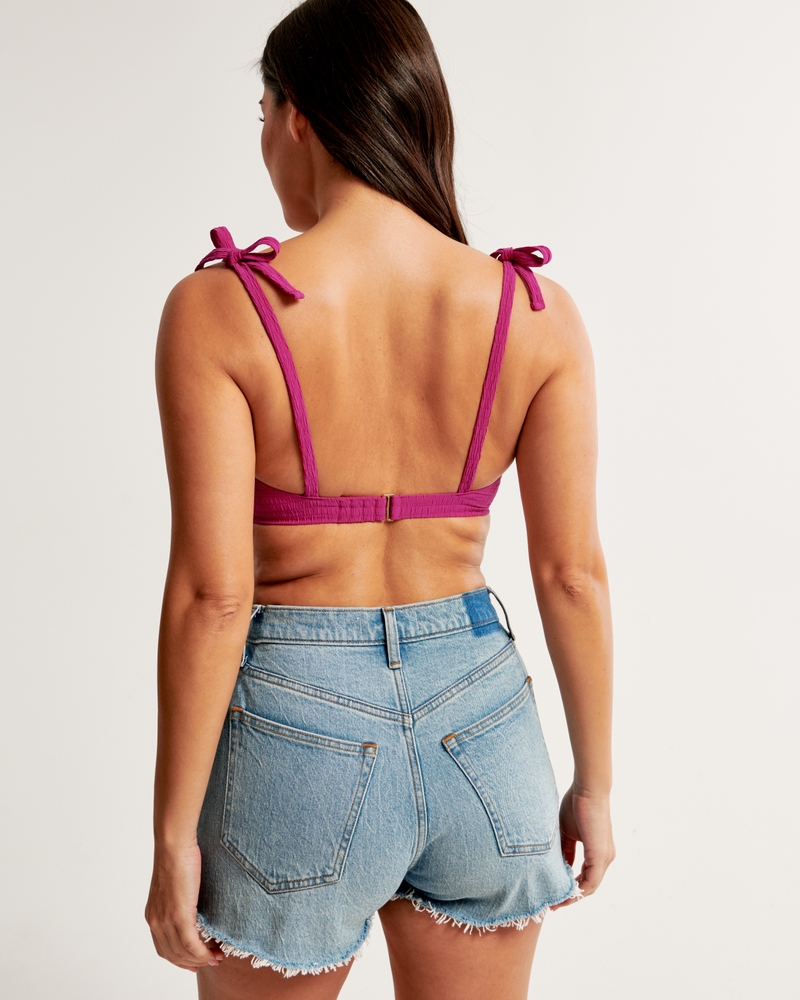 Curve Love Tie-Strap Underwire Bikini Top