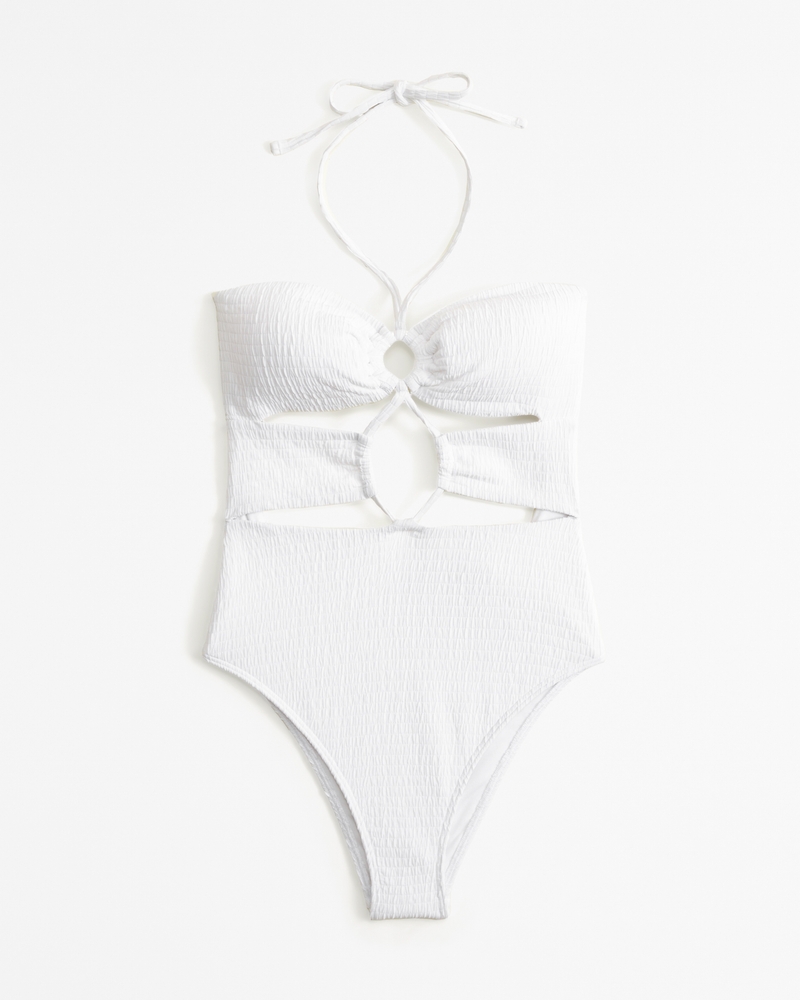 Women's Halter ORing OnePiece Swimsuit Women's Swimwear