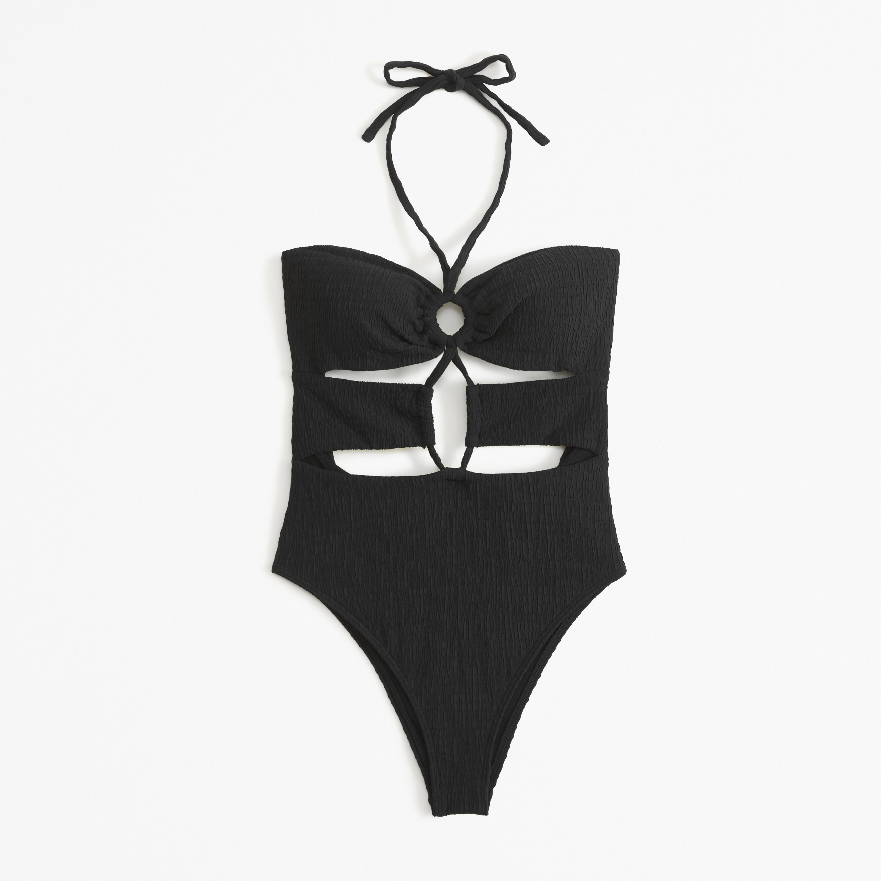 Women's Halter O-Ring One-Piece Swimsuit - Abercrombie