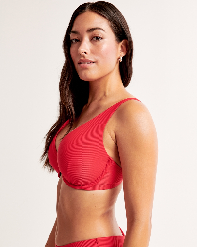 Curve Love High Apex Underwire Bikini Top