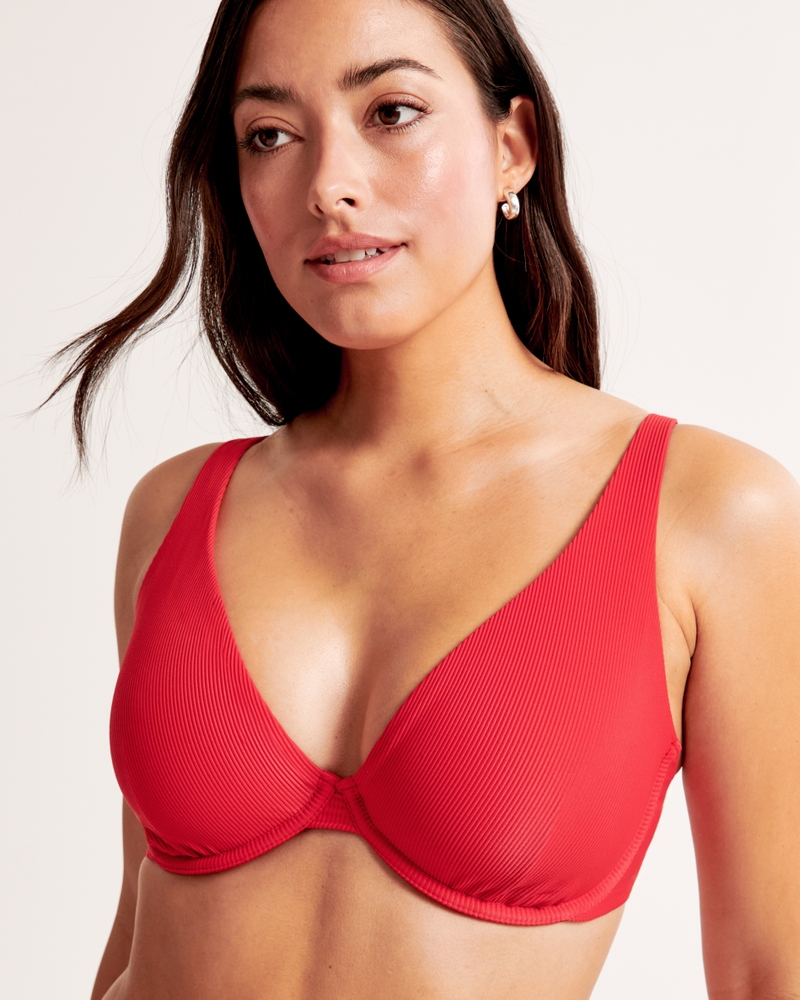 Curve Love High Apex Underwire Bikini Top