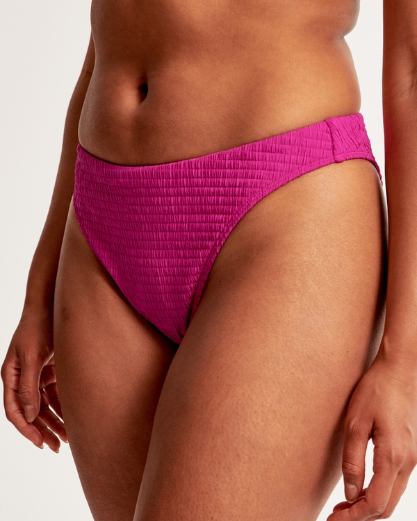 Curve Love Mid-Rise High-Leg Moderate Bottom, Pink view 2