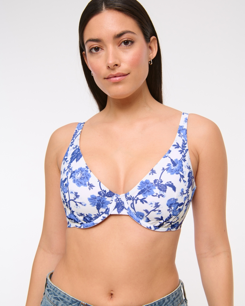 Curve Love High Apex Underwire Bikini Top