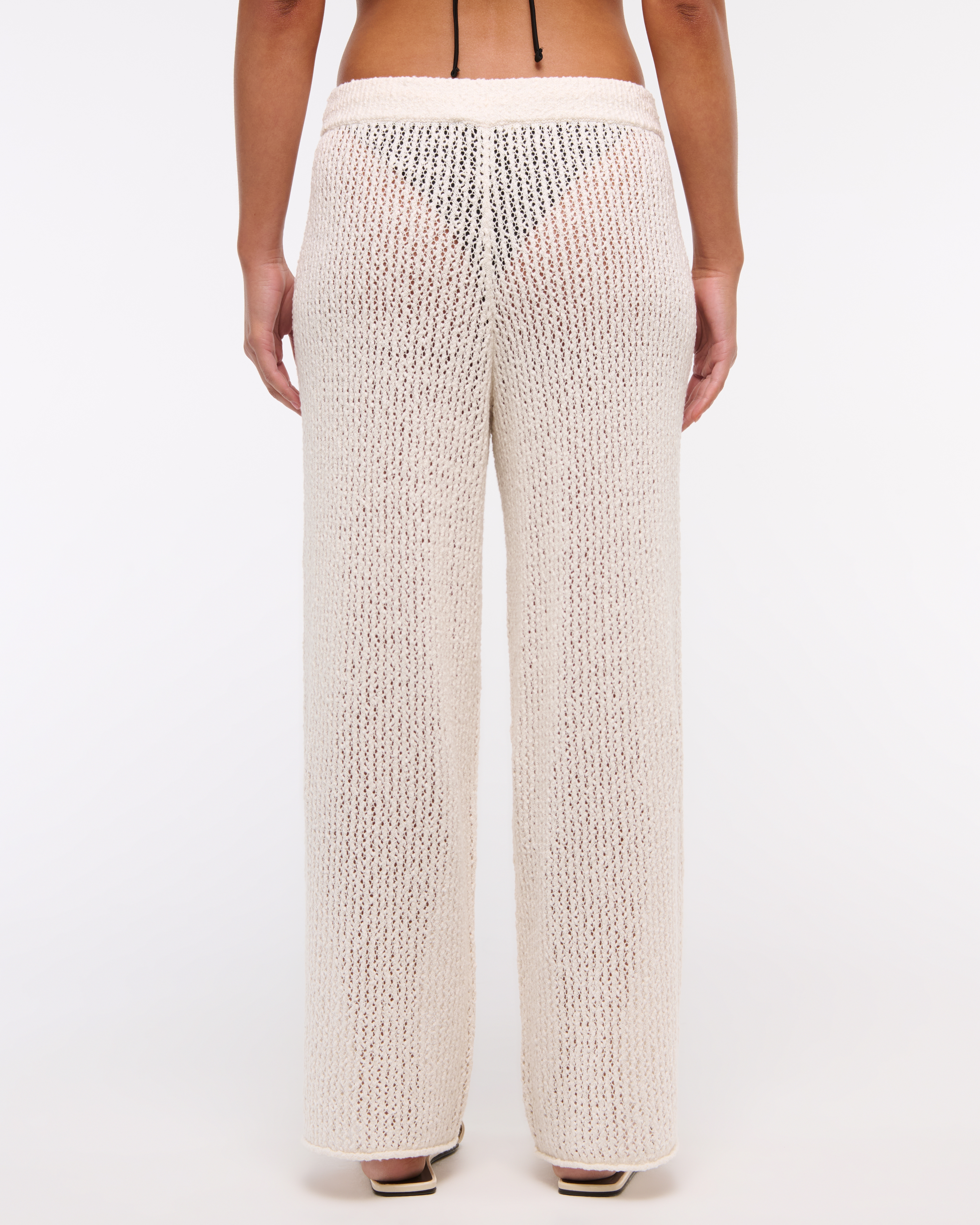 Women's Mid Rise Crochet-Style Coverup Pant | Women's