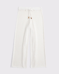 Mid Rise Crochet-Style Coverup Pant