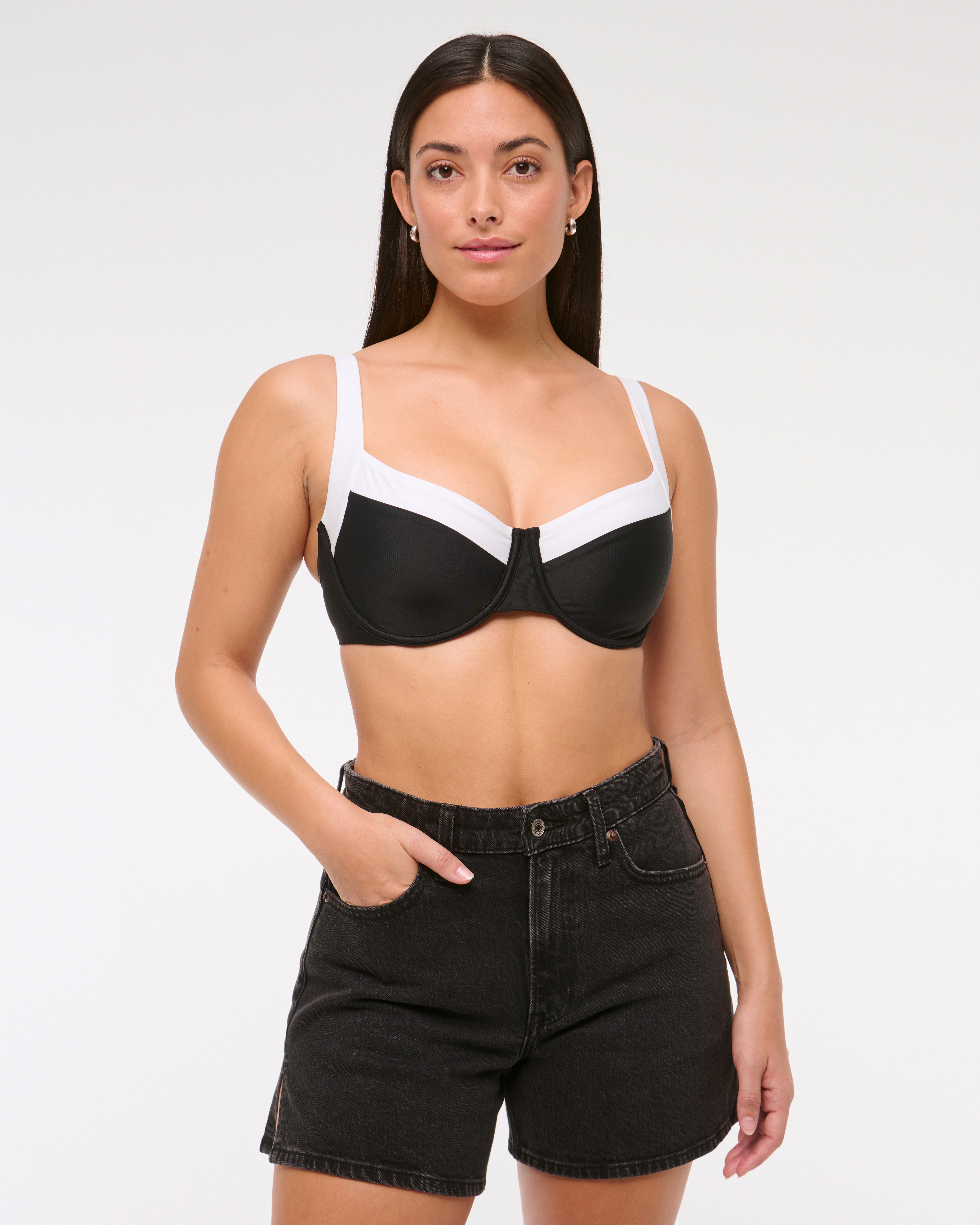 Верх бикини Curve Love Wide, на косточках — Abercrombie & Fitch — фото 2
