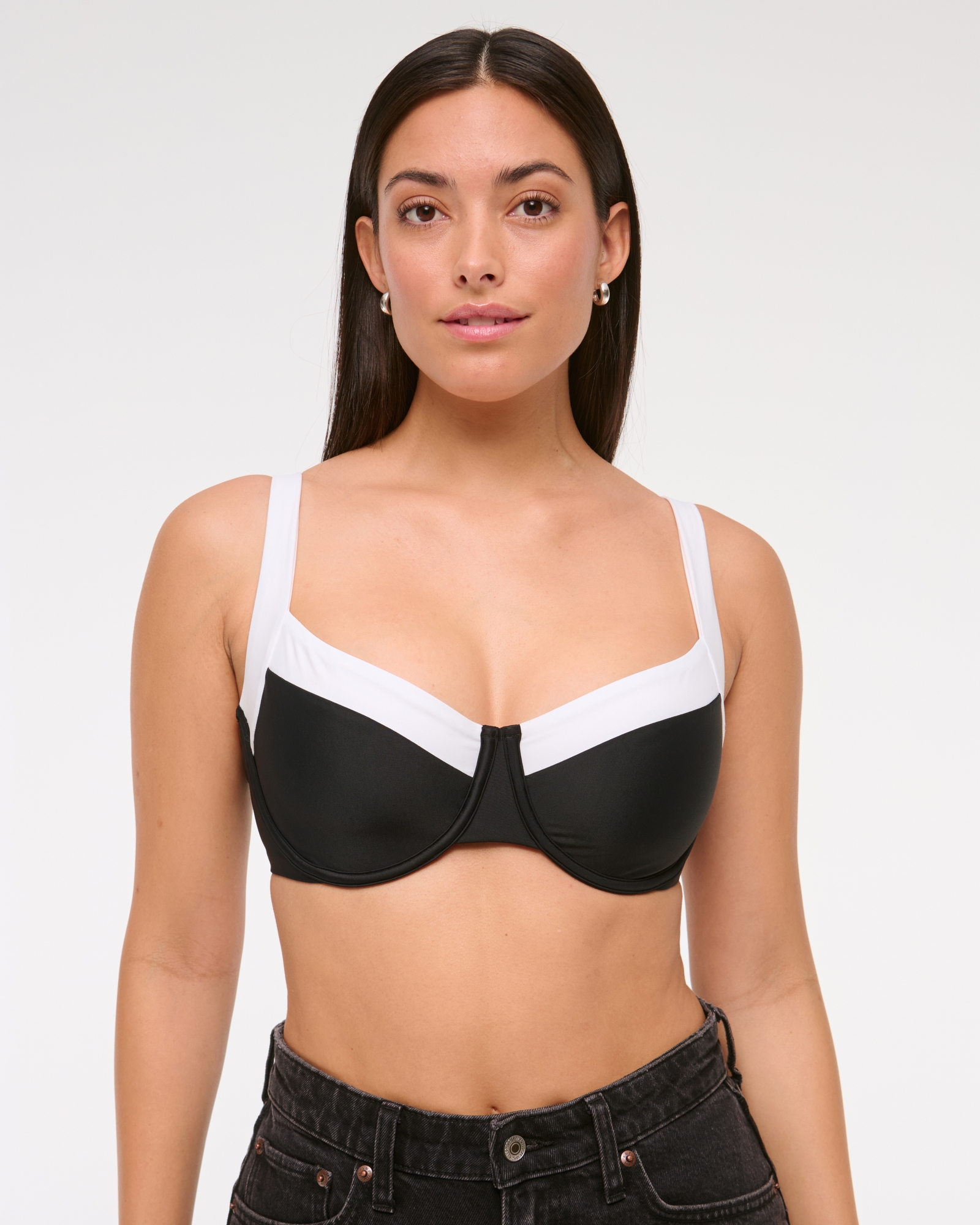 Curve Love Wide Strap Underwire Bikini Top