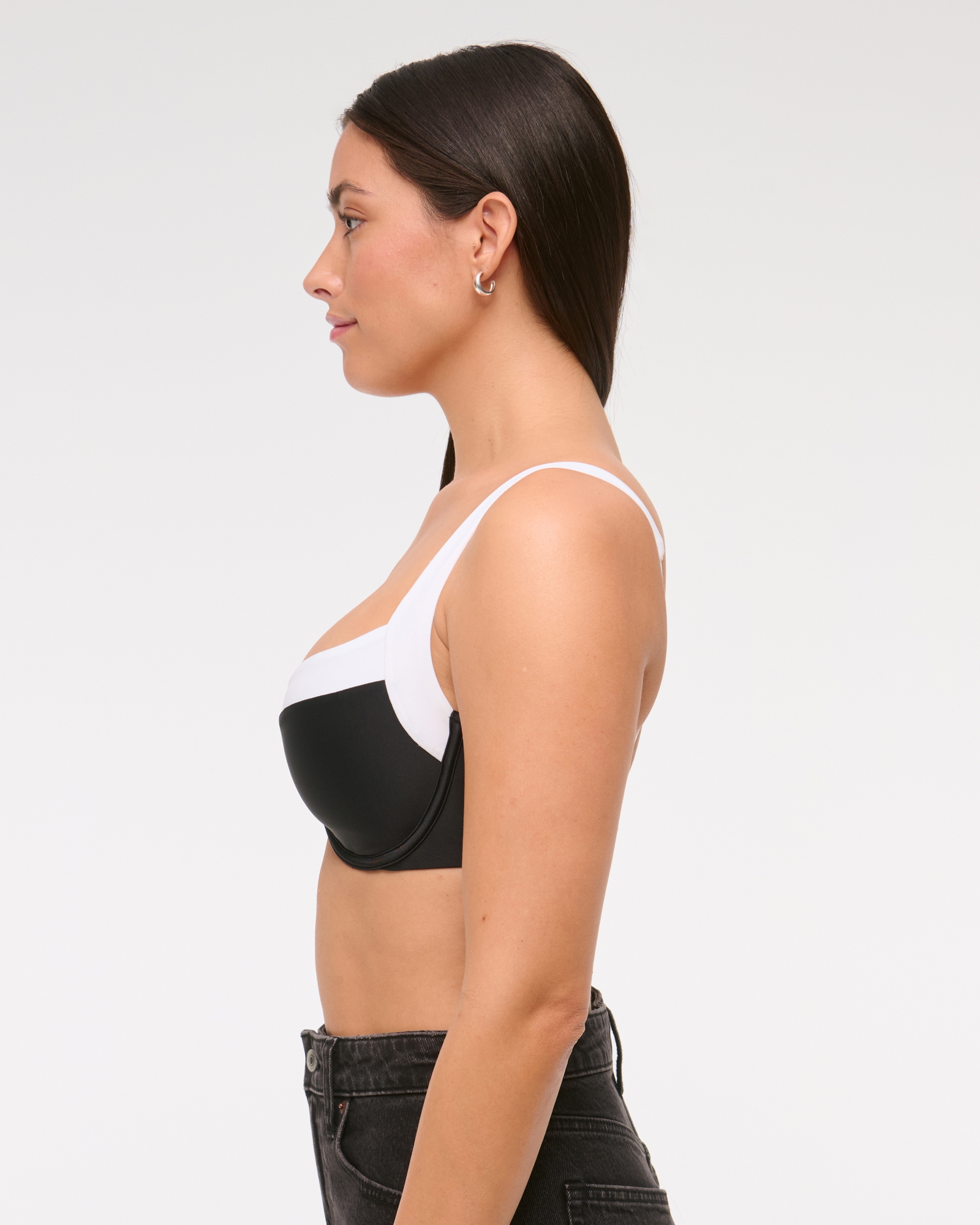 Curve Love Wide Strap Underwire Bikini Top