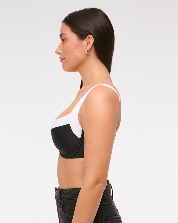 Curve Love Wide Strap Underwire Bikini Top