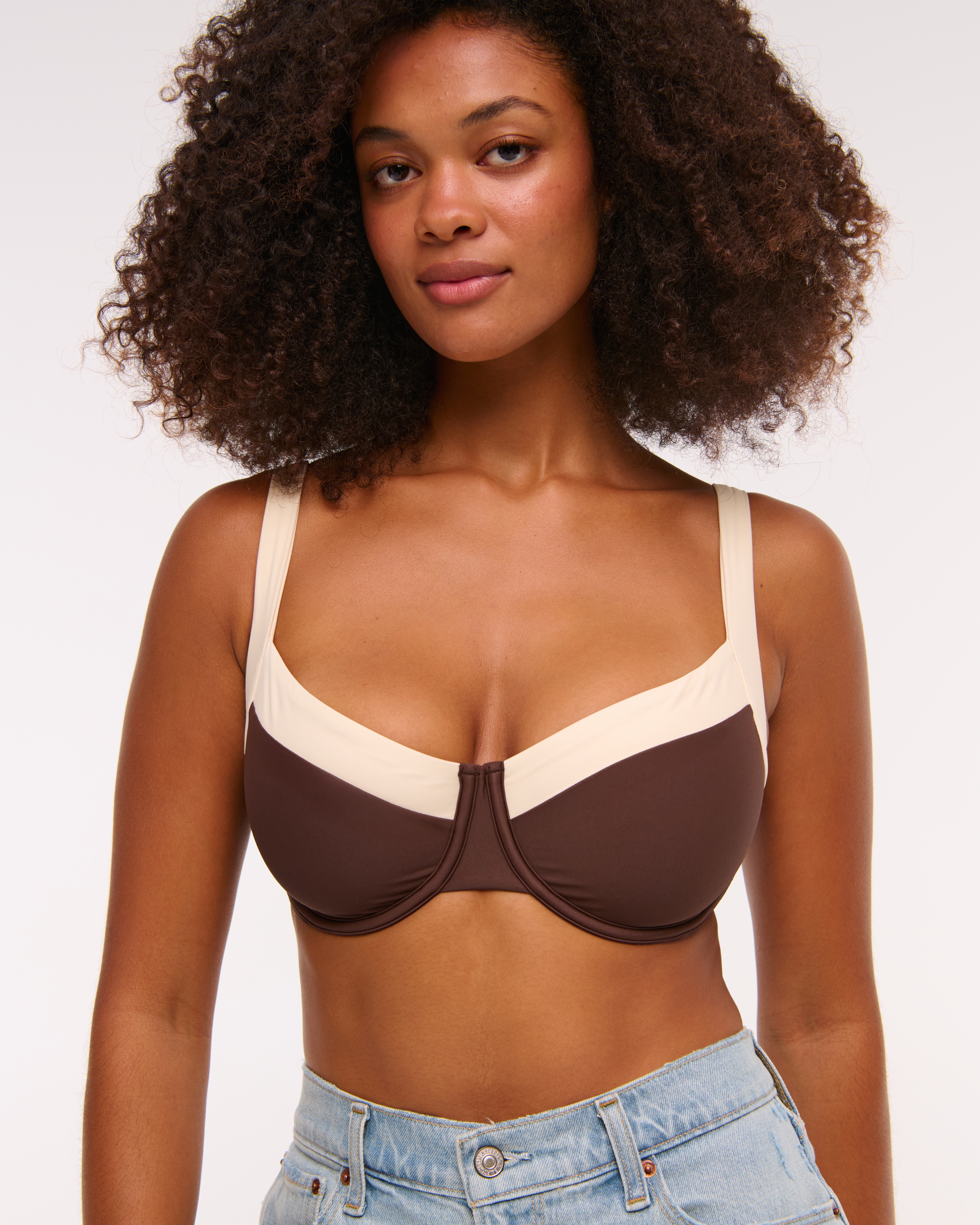 Women's Curve Love Wide Strap Underwire Bikini Top | Women's